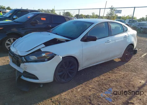2016 Dodge Dart Sxt Sport Blacktop z USA, uszkodzony, nr VIN 1C3CDFFA9GD819357
